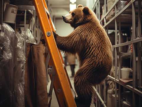 Ladders, trappen en steigers