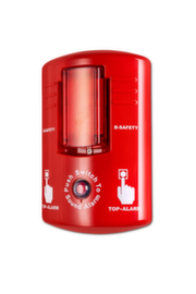 B-Safety Alarm TOP-ALARM met sirene en zwaailicht, bevestiging voor wandmontage