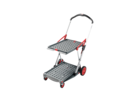 Vouwkrattrolley CLAX met vouwkrat, draagvermogen 60 kg, 2 etages