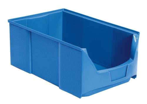 Stapelbare zichtbak Futura met diepe ingreepopening, blauw, diepte 510 mm  L