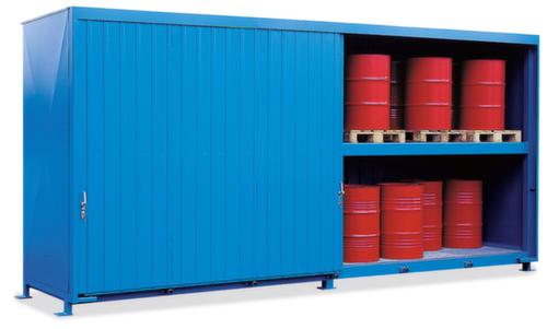 Lacont Stellingcontainer voor gevaarlijke stoffen voor maximaal 60 vaten van 200 liter  L