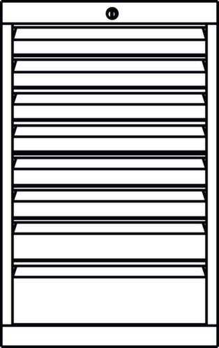 PAVOY Ladekast Basis Plus, 8 lade(n)  L