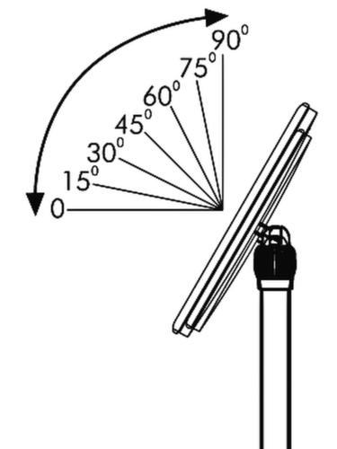 Kantelbaar infodisplay  L