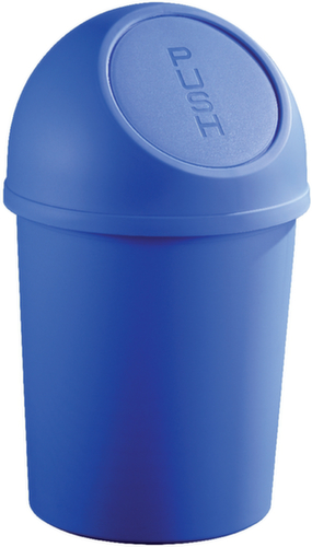 helit Push-afvalbak, 6 l, blauw  L