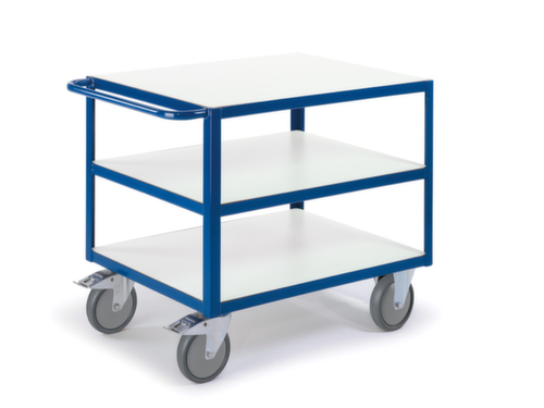 Rollcart ESD-tafelwagen 1200x800 mm, draagvermogen 600 kg, 3 etages  L