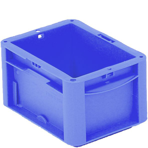 Euronorm-stapelbakken Ergonomic, blauw, inhoud 2 l  L