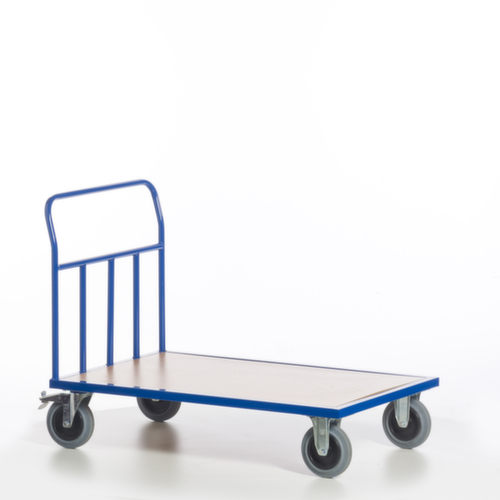 Rollcart Kopwandwagen van buismateriaal, draagvermogen 500 kg, laadvlak lengte x breedte 1200 x 800 mm  L