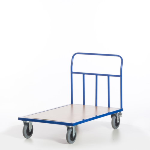 Rollcart Kopwandwagen van buismateriaal, draagvermogen 500 kg, laadvlak lengte x breedte 1200 x 800 mm  L