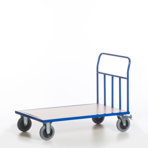 Rollcart Kopwandwagen van buismateriaal, draagvermogen 500 kg, laadvlak lengte x breedte 1200 x 800 mm  L