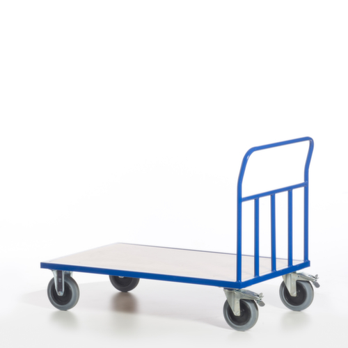 Rollcart Kopwandwagen van buismateriaal, draagvermogen 500 kg, laadvlak lengte x breedte 1200 x 800 mm  L