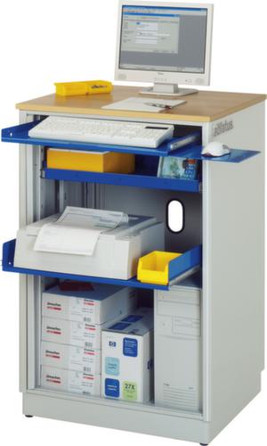 RAU PC kast adlatus 2000 met rolluik, RAL7035 lichtgrijs/RAL7035 lichtgrijs