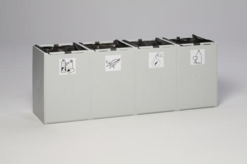 VAR Afvalverzamelbox, 4 x 60 l  L