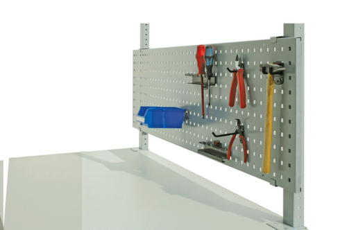 Organisatiewand voor werktafel voor montagetafel, hoogte 400 mm  L