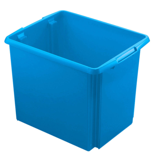 Lichte draaistapelbak, blauw, inhoud 45 l  L