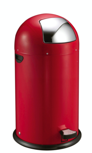 Brandveilige afvalbak EKO Kickcan, 40 l, rood  L