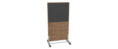 Nowy Styl Scheidingswand E10 van hout met stoffen bekleding, hoogte x breedte 1545 x 800 mm  L