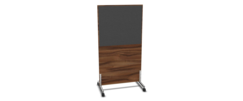 Nowy Styl Scheidingswand E10 van hout met stoffen bekleding, hoogte x breedte 1545 x 800 mm  L