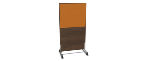 Nowy Styl Scheidingswand E10 van hout met stoffen bekleding, hoogte x breedte 1545 x 800 mm  L