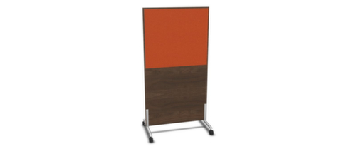 Nowy Styl Scheidingswand E10 van hout met stoffen bekleding, hoogte x breedte 1545 x 800 mm  L