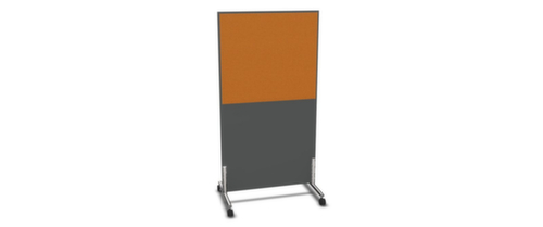 Nowy Styl Scheidingswand E10 van hout met stoffen bekleding, hoogte x breedte 1545 x 800 mm  L