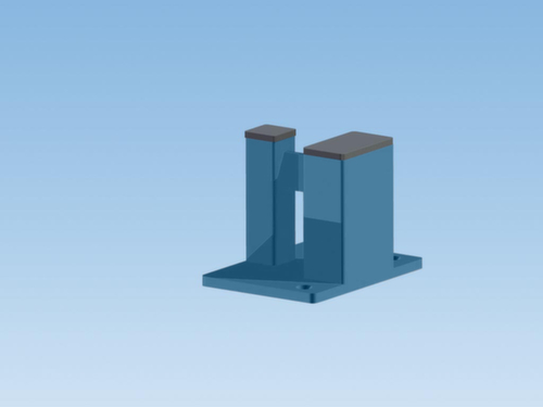 Paal voor scheidingswandsysteem, hoogte 2200 mm