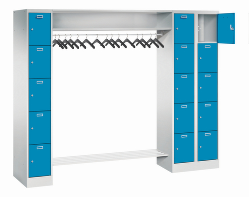 PAVOY personeelsgarderobe Basis, breedte 2250 mm  L