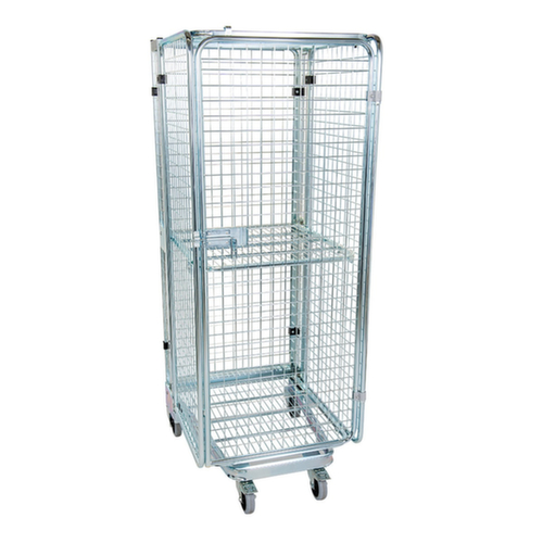 Nestbare veiligheidsrolcontainer nestainer®, draagvermogen 500 kg, lengte x breedte 820 x 725 mm  L