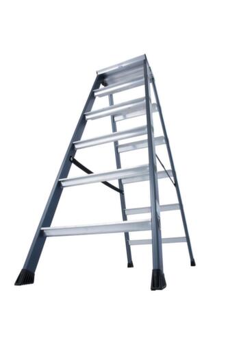 Krause Geëloxeerde dubbele ladder MONTO® SePro D®, 2 x 6 treden met antislipprofiel  L