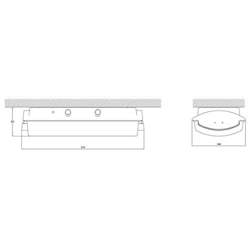 B-Safety Vorstbestendige LED-noodverlichting FROST-LUX STANDARD  L