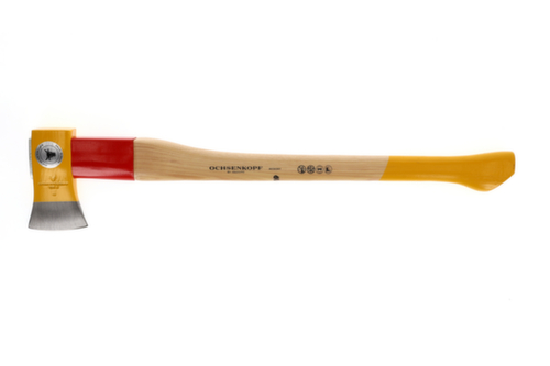 OX 648 H-1257 SPALT-FIX-Axe ROTBAND-PLUS met 70cm hickory handvat  L