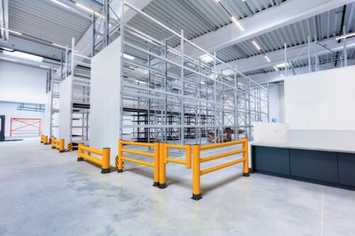 a.m.p.e.r.e. Aanrijdbeveiliging voor stelling Rack Mammut®, hoogte x lengte 600 x 1200 mm  L