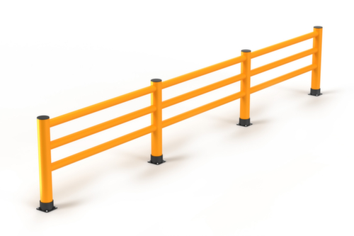 a.m.p.e.r.e. balustradesysteem Rack Mammut®, leuning, lengte 6000 mm