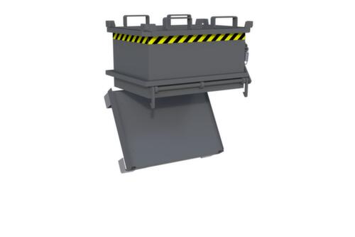 Bauer Mini-bodemklepcontainer MSB 150 in RAL7005 muisgrijs