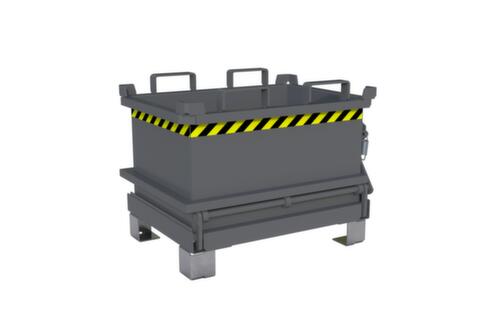 Bauer Mini-bodemklepcontainer MSB 150 in RAL7005 muisgrijs  L