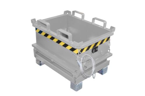 Bauer Mini-bodemklepcontainer MSB 150 in RAL7005 muisgrijs  L