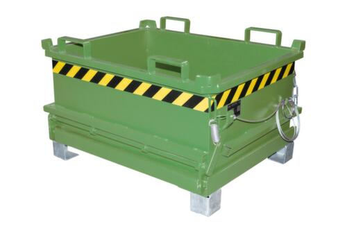 Bauer Mini-bodemklepcontainer MSB 250 in RAL6011 resedagroen  L