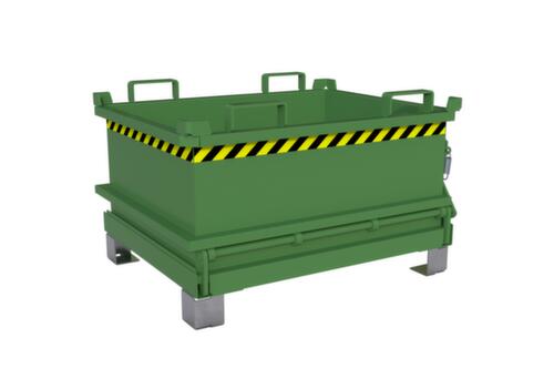 Bauer Mini-bodemklepcontainer MSB 250 in RAL6011 resedagroen  L