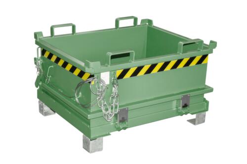 Bauer Mini-bodemklepcontainer MSB 250 in RAL6011 resedagroen