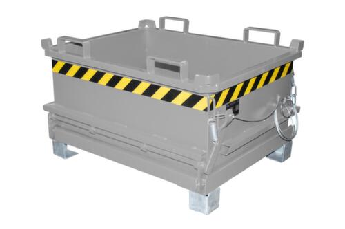 Bauer Mini-bodemklepcontainer MSB 250 in RAL7005 muisgrijs  L