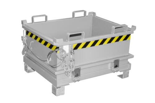 Bauer Mini-bodemklepcontainer MSB 250 in RAL7005 muisgrijs