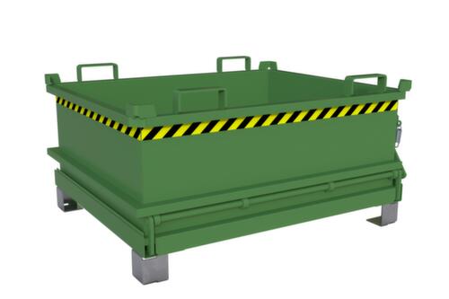 Bauer Mini-bodemklepcontainer MSB 400 in RAL6011 resedagroen  L