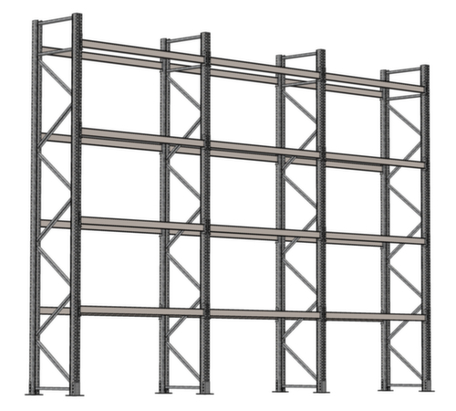 SCHULTE Palletstelling, breedte 5965 mm, voor 30 pallets  L