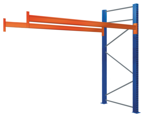 SCHULTE Palletstelling, breedte 2700 mm, voor 6 pallets  L