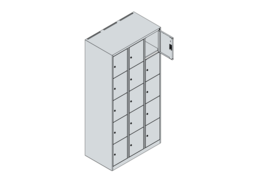 C+P Lockersysteem Classic Plus, 15 vakken  L