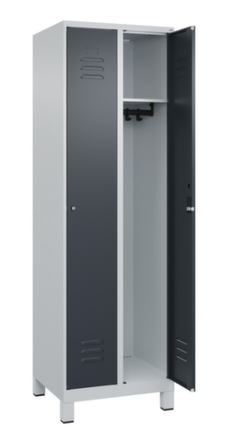 C+P locker Classic Plus met 2 vakken, vakbreedte 300 mm  L