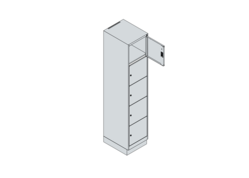 C+P Lockersysteem Classic Plus, 5 vakken  L