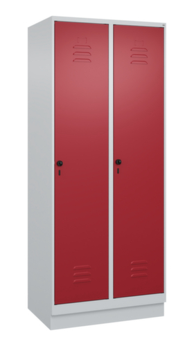 C+P locker Classic Plus met 2 vakken, vakbreedte 400 mm