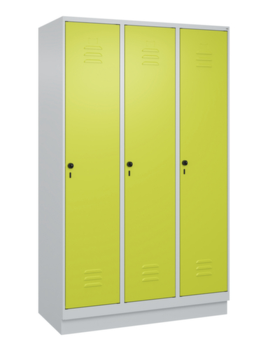 C+P locker Classic Plus met 3 vakken, vakbreedte 400 mm