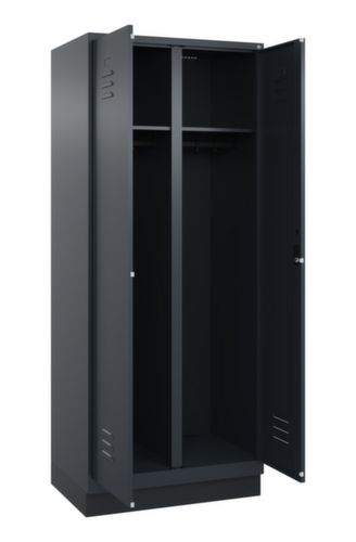 C+P Locker Classic Plus voor scheiding van kleding, vakbreedte 400 mm  L