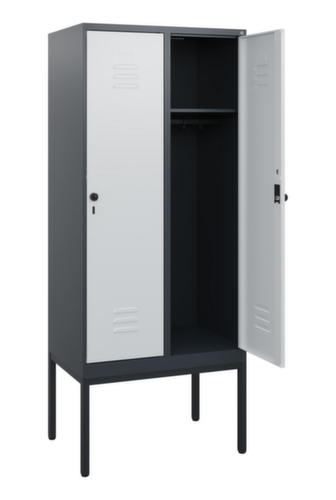 C+P locker Classic Plus met 2 vakken, vakbreedte 400 mm  L